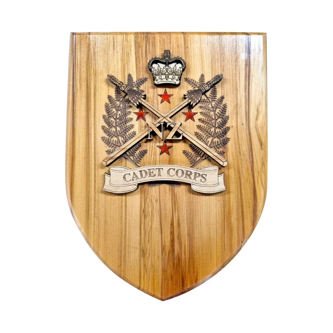 Coming soon
NZCC PRESENTATION PLAQUE
$82.40
NZCC Presentation Plaque
New design made from NZ native timbers with red paua shell stars, this updated NZCC presentation plaque has a polished wooden base in a taper design. 170mm x 130mm approx. size.

**available at the end of June 2023